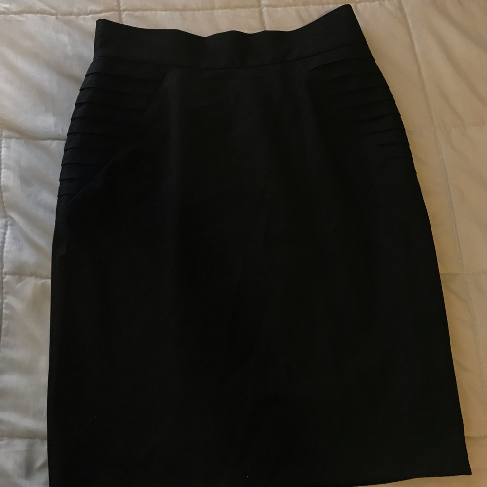 Black pencil skirt